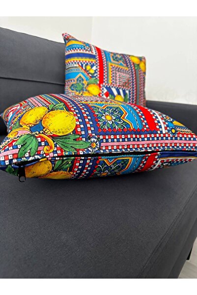 Eys Milano Sole Alessi Double-Sided Cotton Cushion Cover – Hidden Zipper, Lin...