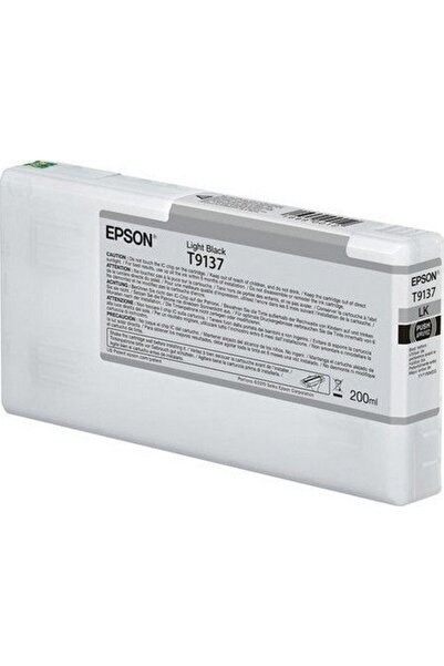 EPSON Φυσίγγιο Μελάνης C13T913700 Ανοιχτό Μαύρο 200ml