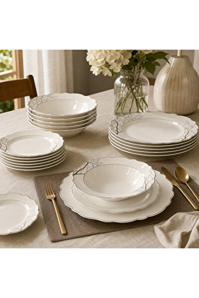 Razo Set masă din portelan, Luxury Collection, 18 piese