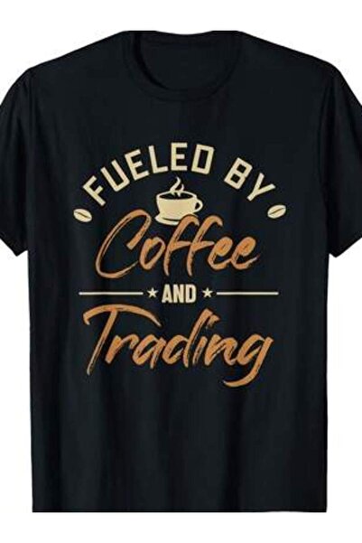 k222 Fueled By Coffee And Trading Bull Bear Investor Stock Market T-Shirt