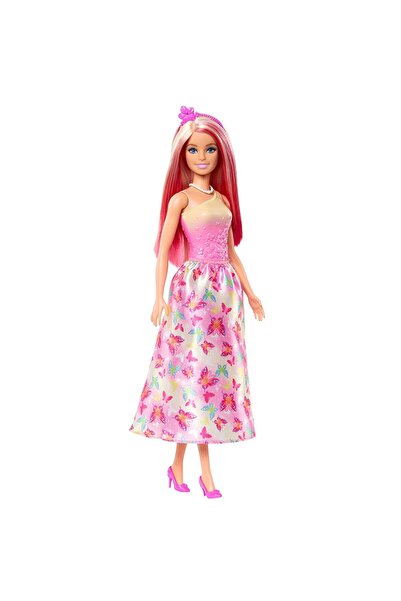 Barbie Prenses Bebekler - Pembe Saçlı