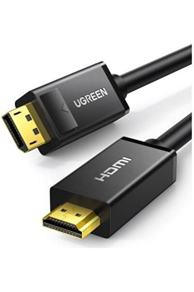 Ugreen Καλώδιο DisplayPort Αρσενικό σε HDMI Αρσενικό 4K@30Hz 1 μ. Μαύρο (DP10...