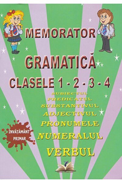 COLIBRI KIDS Memorator gramatica - Clasele 1-4