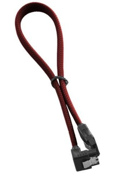CableMod Καλώδιο SATA 3.0 Αρσενικό σε Αρσενικό Γωνιακό 30εκ. Κόκκινο του αίμα...