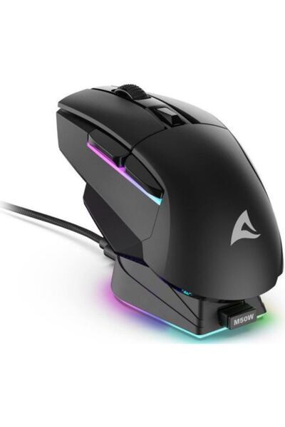 SHARKOON Ποντίκι Ενσύρματο/Ασύρματο Οπτικό Skiller SGM50W Μαύρο