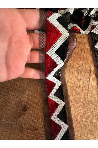 Gönülden Tasarım 100X3 cm Sequined Ribbon Sewing Accessory
