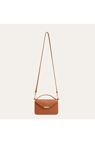 Mudo Women's Orange Envelope Cover Shoulder Bag