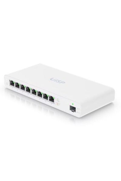 Ubiquiti UISP Διανομέας RJ-45 8 θυρών PoE 1000 Mbps & 1 θύρα SFP