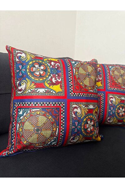 Eys Milano Sole Alessi Double-Sided Cotton Cushion Cover – Hidden Zipper, Lin...