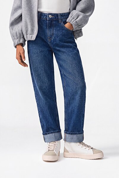 LEFTIES Paça detaylı straight fit jean