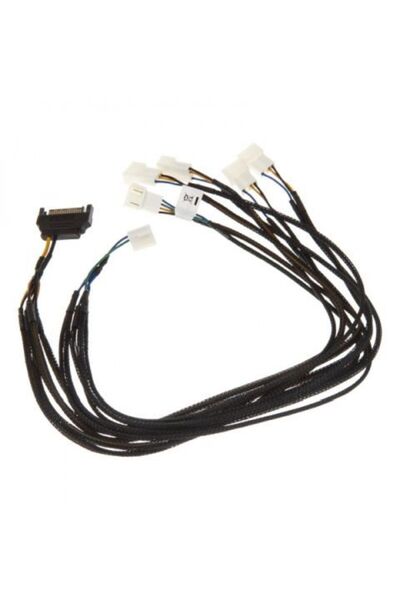 Akasa Καλώδιο ανεμιστήρα 4-Pin PWM, Διαχωριστής SATA 15-Pin σε 3x Ανεμιστήρες...