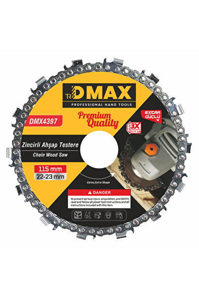 Genel Markalar DMAX Zincirli Sunta Ahşap Kesme Testere Diski 115x22 mm