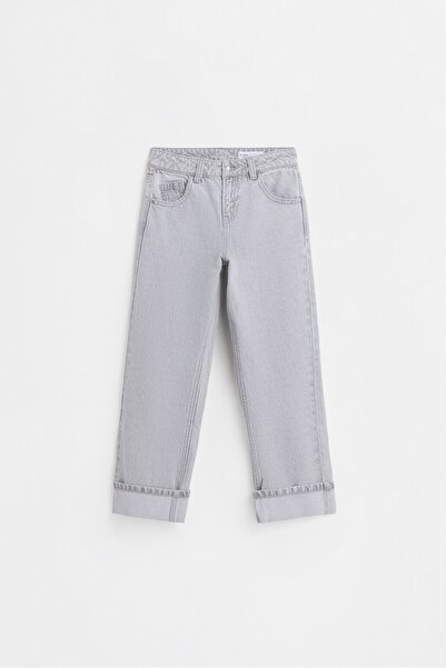 LEFTIES Paça detaylı straight fit jean