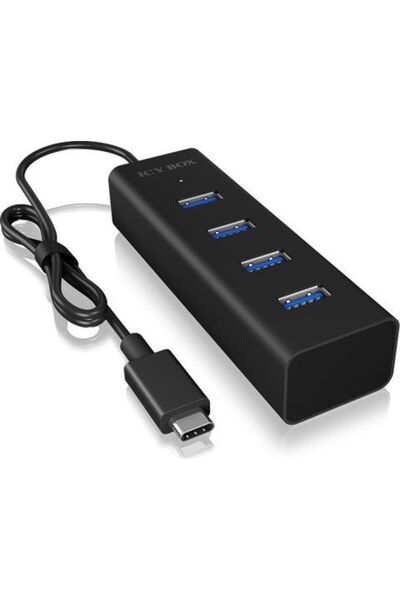 RaidSonic Icy Box Εξωτερικό USB Hub IB-HUB1409-C3 4 θύρες USB 3.0 Type-C