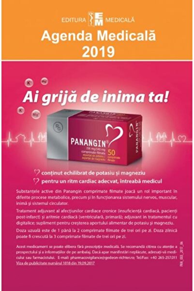 Medicala Agenda 2019 - Cristina Daniela Marineci, Cornel Chirita