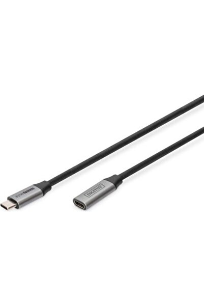 Digitus Καλώδιο USB 3.0 USB-C Αρσενικό σε USB-C Θηλυκό 60W 1μ (DB-300230-010-S)