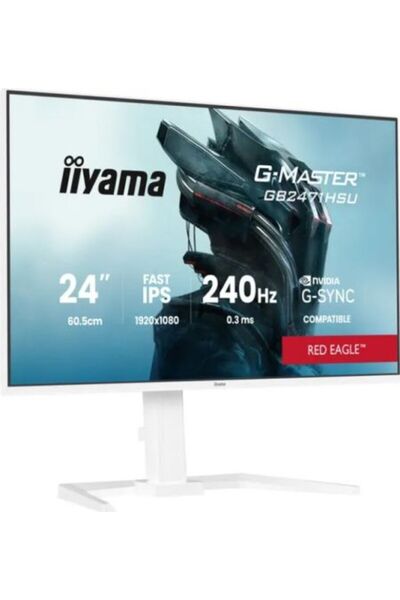 IIYAMA LCD LED 23.8 " G-Master Red Eagle GB2471HSU-W1 Full HD Λευκό