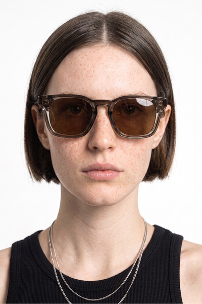 Bilge Karga Monteri Nude Brown Sunglasses