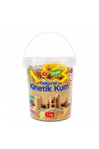 baby toys Kinetik Kum Kova 1000gr 4 Kalıp