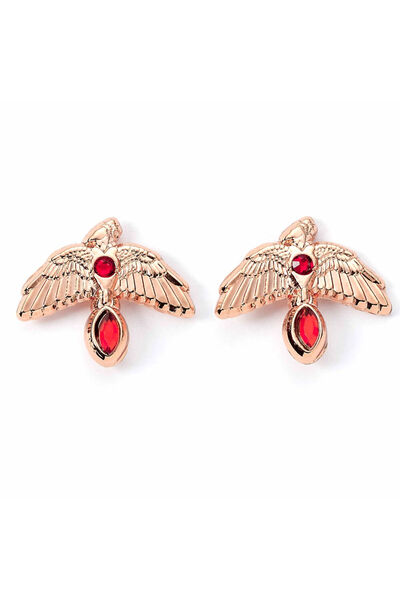 The Carat Shop Harry Potter Fawkes Rose earrings