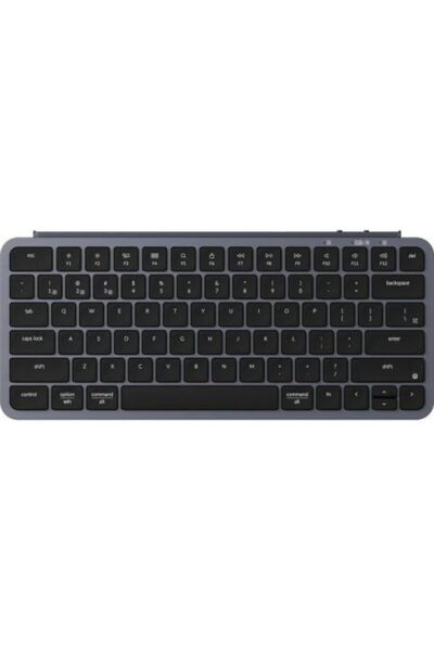Keychron Πληκτρολόγιο Ασύρματο/Ενσύρματο B1 Pro Υπέρλεπτο En Γκρι Αστρικό