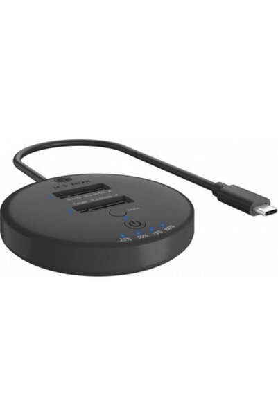 RaidSonic IcyBox Σταθμός Σύνδεσης & Αντιγραφής 2 x M.2 IB-1612MCL-C31 USB-C 3...