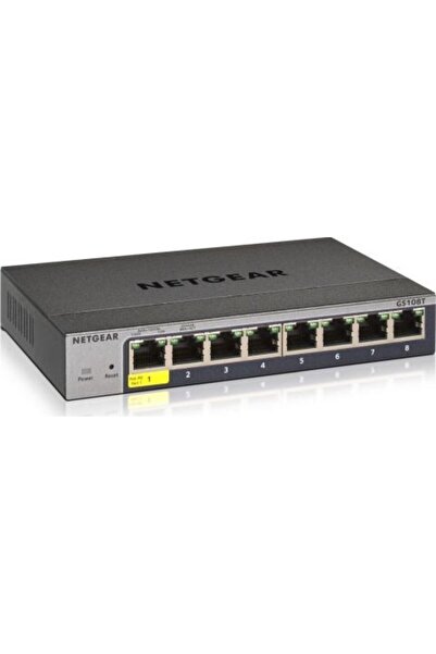 NETGEAR Διακόπτης 8 θυρών GS108T V3.0 10/100/1000 Mbps