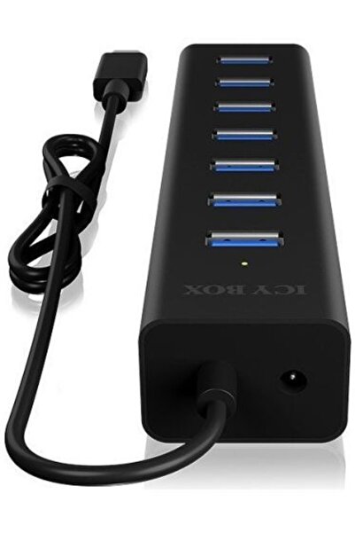 RaidSonic Icy Box Εξωτερικός Διανομέας USB IB-HUB1700-C3 7 θύρες USB 3.0 Type-C