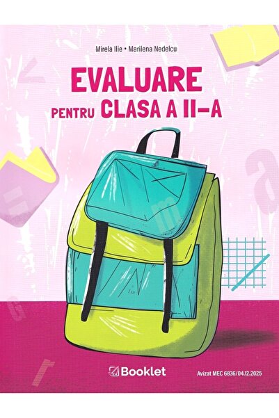 Booklet Evaluare - Clasa 2 - Mirela Ilie, Marilena Nedelcu