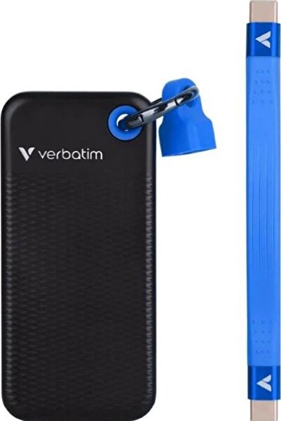 Verbatim Εξωτερικός SSD 1TB Pocket 32191 USB-C 3.2 Gen 2 Μαύρο/Μπλε