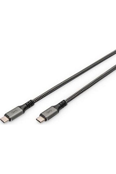 Digitus Καλώδιο USB4 USB-C Αρσενικό σε USB-C Αρσενικό 20Gbps 60W 3μ Μαύρο (DB...