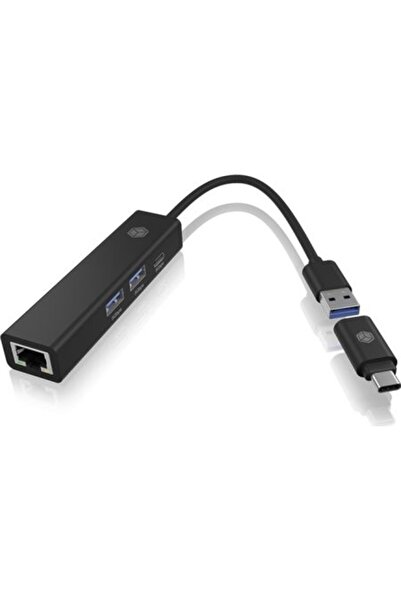 RaidSonic Icy Box Εξωτερικό USB Hub IB-HUB1439-LAN 3 θύρες USB 3.2 Gen 1 Type...