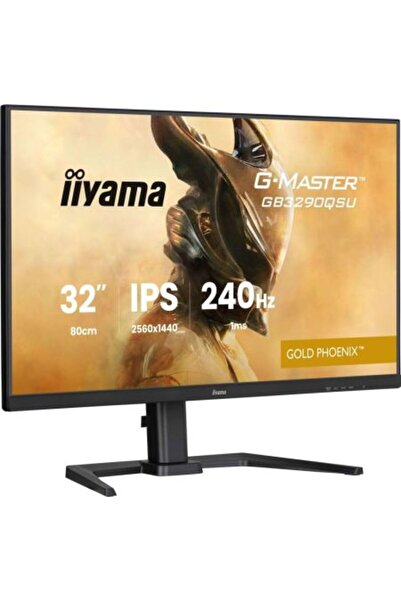 IIYAMA LCD LED 31.5 " G-Master Gold Phoenix GB3290QSU-B1 QHD Μαύρο