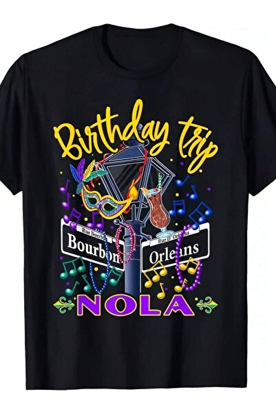 k222 Women's Men's New Orleans Birthday T-Shirt NOLA Trip Vacay Tee Fleur-De-...
