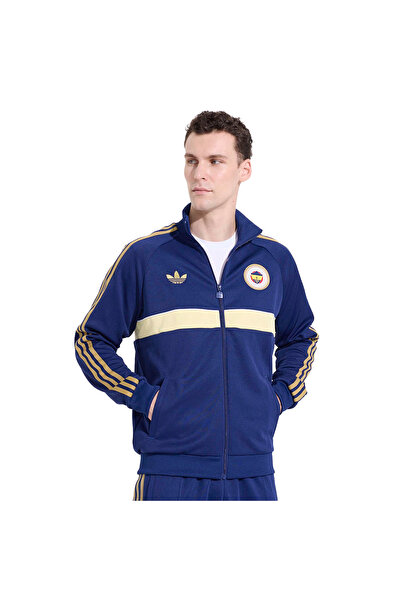 adidas Fenerbahçe Originals Men's Navy Blue Football Sweatshirt Hz1020