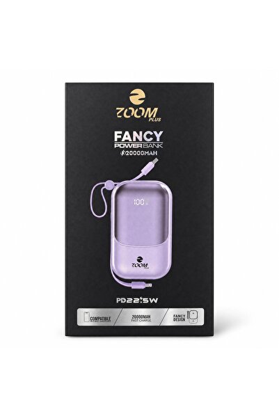 Zoom Plus Fancy 20000mAh Power Bank with Fast Charging