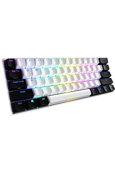 SHARKOON Πληκτρολόγιο μηχανικό ενσύρματο Skiller SGK50 S4 60% Kailh Blue RGB ...