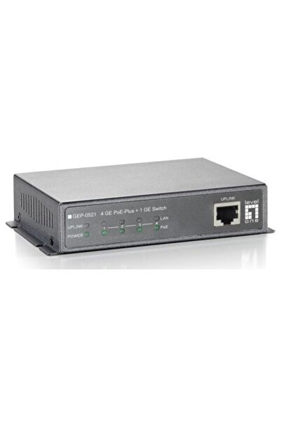 LEVEL ONE Διακόπτης 5 θυρών PoE+ GEP-0521 10/100/1000 Mbps