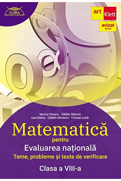 Grupul Editorial Art Matematica pentru Evaluarea nationala - Clasa 8 - Marius...