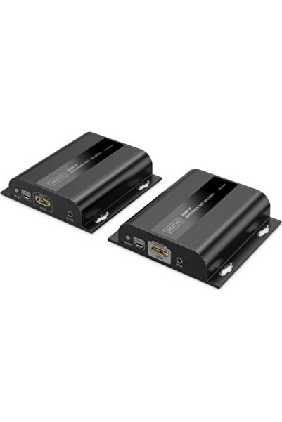 Digitus DS-55351 Σετ Επεκτατή HDMI IP 4K/60Hz χωρίς KVM Μαύρο