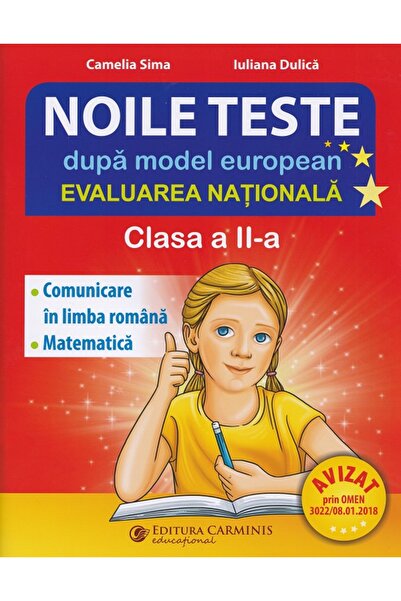 CARMINIS Evaluare nationala - Clasa 2 - Noile teste dupa model european - Cem...