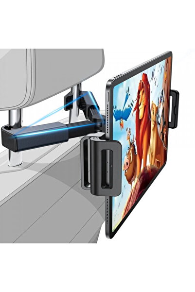 LISEN Car Headrest Holder for Phone / Tablet, 4.7inch - 12.9inch, Black YL022...