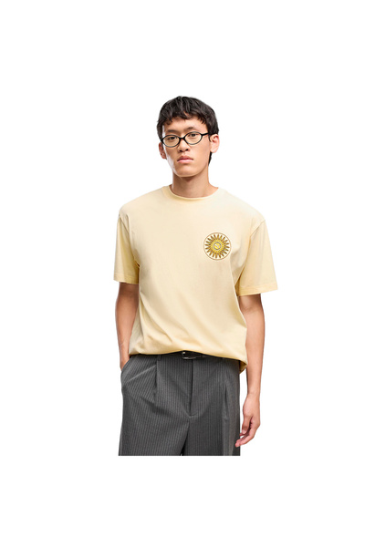 Puma Graphic Sun Relaxed Tee Men's Casual T-Shirt 63675988 Cream