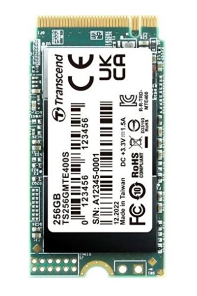 Transcend 2TB MTE400S TS2TMTE400S Μονάδα Στερεάς Κατάστασης PCIe SSD M.2
