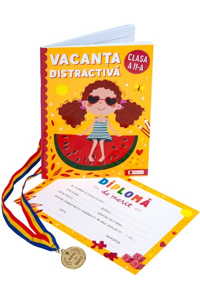 Kreativ Pachet: Vacanta distractiva + Diploma + Medalie - Clasa 2 - Aurelia S...