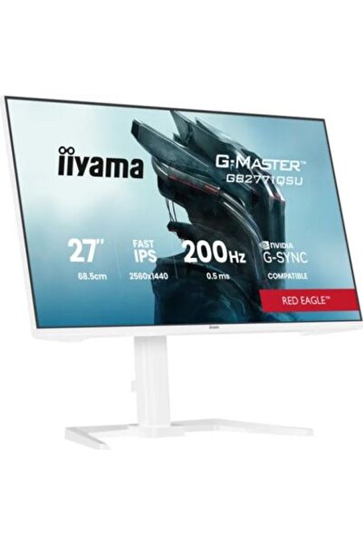 IIYAMA LCD LED 27 " G-Master Red Eagle GB2771QSU-W1 QHD Λευκό