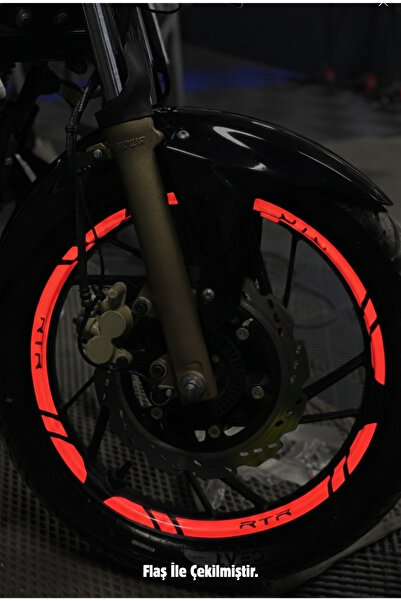 Banxtre Reflective Wheel Rim Stripe Sticker Set (12 Pieces) for Tvs Apache Rtr