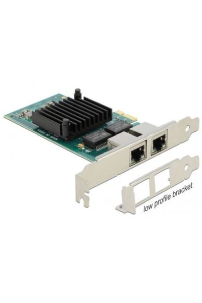 DELOCK Κάρτα PCI Express 88502 PCI Express σε 2 Gigabit Ethernet