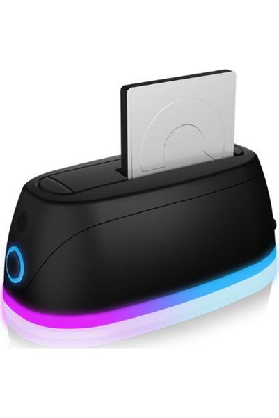 RaidSonic Icy Box Βάση Σύνδεσης HDD/SSD IB-1124L-C3 με φωτισμό LED, Μαύρο