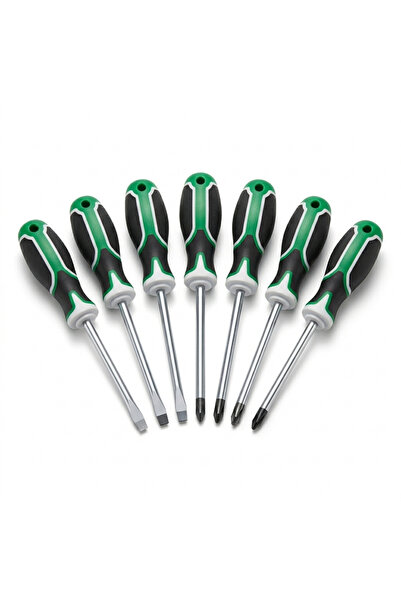 Generic 7 Pcs Professional Magnetic Screwdriver Set, Chrome Vanadium Steel, P...